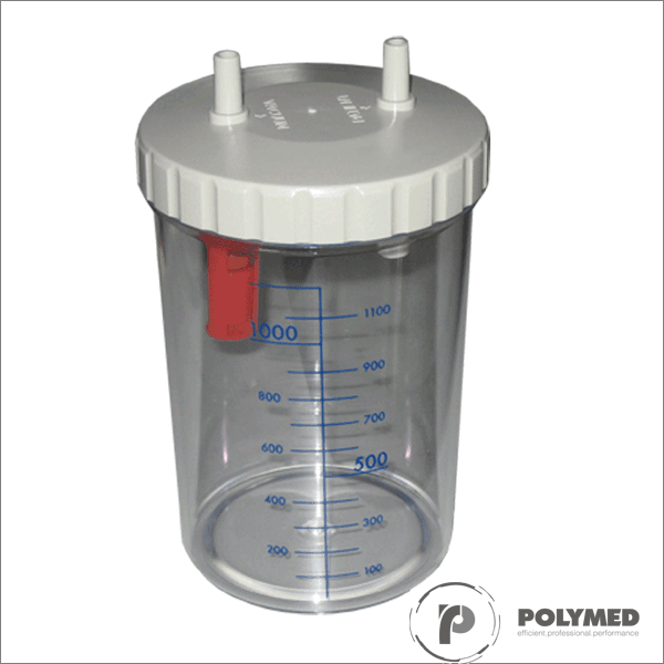 Vas colector cu capac New Aspiret, Askir, Hospivac - Polymed