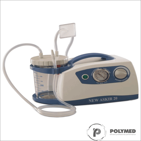 Aspirator chirurgical Askir 20/Vega, vas 1 litru - Polymed