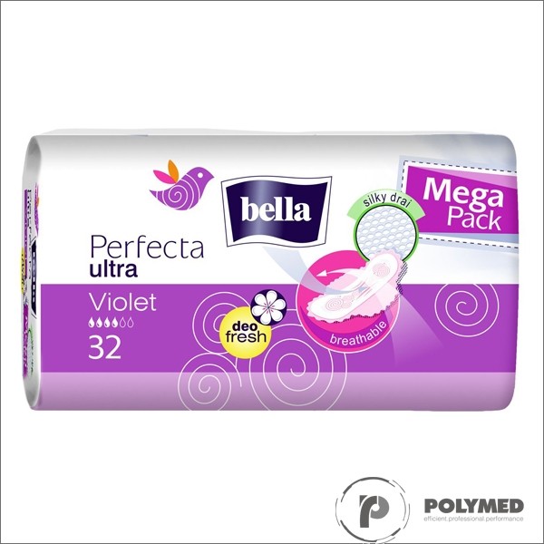 Absorbante subtiri Perfecta Violet 32 - Polymed