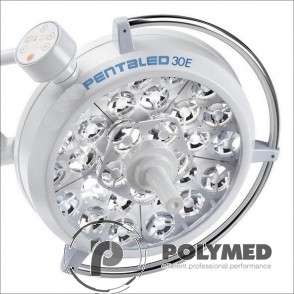 Lampa operatie Pentaled 105+30E montare pe tavan