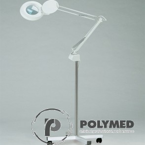 Lampa de examinare cu lupa + suport mobil