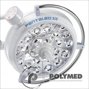Lampa operatie Pentaled 105+30E montare pe tavan - Polymed