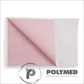 Hartie ECG in Z pentru Bioset 3600/3700, caroiaj rosu, 110 mm x 100 mm