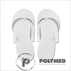 Papuci polistiren expandat interdeget, albi, 50 buc. - Polymed