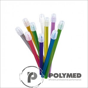 Aspirator saliva cu cap detasabil, transparent, diverse culori, 100 buc.
