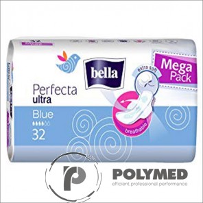 Absorbante subtiri Perfecta Blue 32 - Polymed