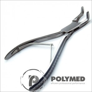 Ciupitor de os Blumenthal, curbat la 90 de grade, 14 cm