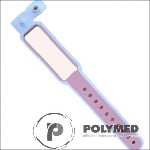 Bratari identificare adulti, insertie carton, 24.5 cm, roz