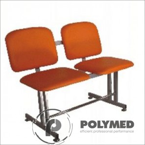 Bancheta sala asteptare, 2 locuri, BSA 2 - Polymed