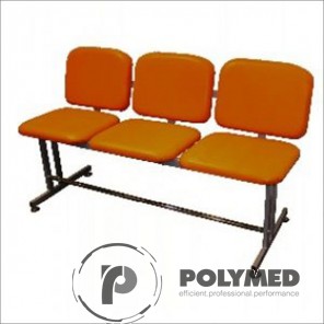 Bancheta sala asteptare, 3 locuri, BSA 3 - Polymed