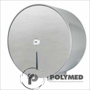 Dispenser inox prosoape hartie pliate in C si M, cu oglinda si cheie
