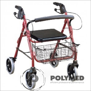 Cadru de mers rolator cu frana si cos FS965LH 