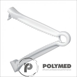 Cleme ombilicale sterile, albe, ambalate individual, 50 bucati