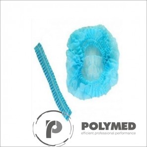 Boneta medicala cu elastic si clip, 100 buc.