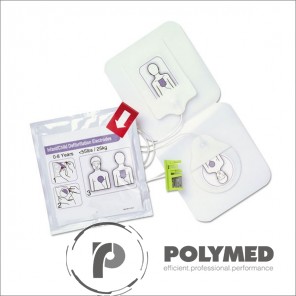 Electrozi copii pentru defibrilator, spuma - Polymed