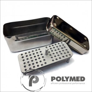 Cutie endo cu capac si suport - Polymed 