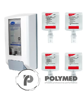 Dezinfectant de maini Soft Care Des E H5, incolor 5.2L + dispenser manual CADOU