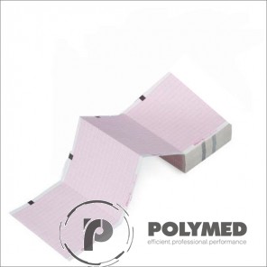 Hartie ECG in Z pentru Esaote P8000, caroiaj rosu, 80 mm x 70 mm 