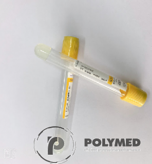 Vacutainer 5 ml cu gel si clot activator (dop galben)