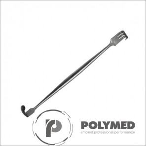 Retractor Hook, standard, 4 carlige, 14 cm - Polymed