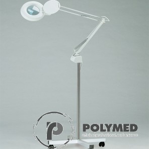 Lampa de examinare cu lupa + suport mobil - Polymed