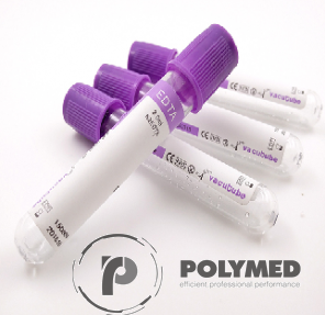 Vacutainer hematologie EDTA 2ml / 3ml (dop mov)