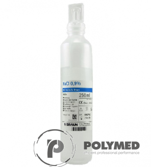 Solutie NaCL 0.9% irigare ochi si plagi, sterila, 250 ml