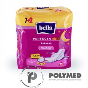 Absorbante subtiri Perfecta Night Silky Drai - Polymed