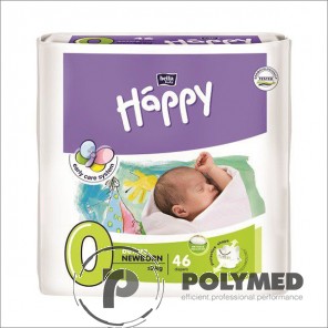 Scutece copii Happy Before New Born, <2kg - Polymed