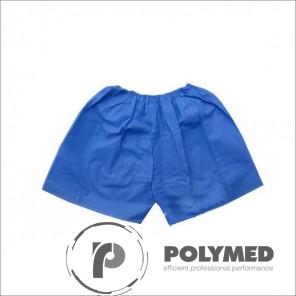 Pantaloni PPSB, alb/albastru, 55 cm x 76 cm