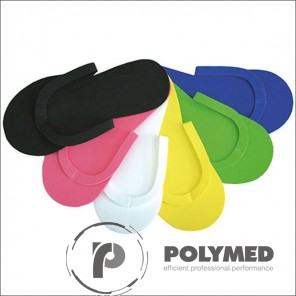 Papuci interdeget, colorati, 12 perechi - Polymed