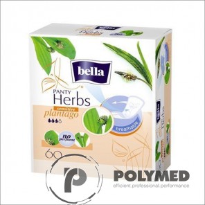 Absorbante zilnice Bella Herbs Panty Sensitive Patlagina 60 - Polymed