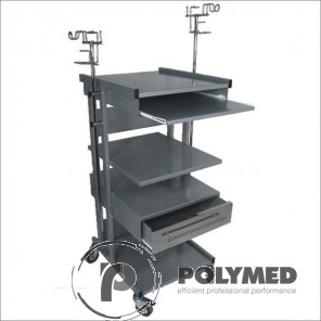 Troliu suport tastatura si priza electrica R3 - Polymed