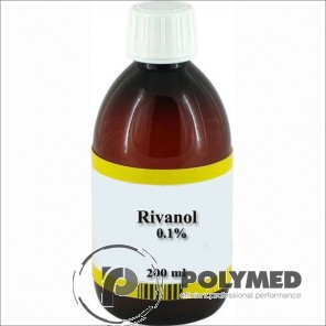 Soluție dezinfectantă Rivanol 0.1%, 200 ml