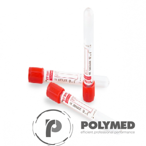 Vacutainer biochimie 4 ml/6 ml cu clot activator (dop rosu)