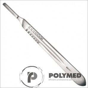 Maner bisturiu din Inox, nr. 4, lame 18-24, 10 bucati