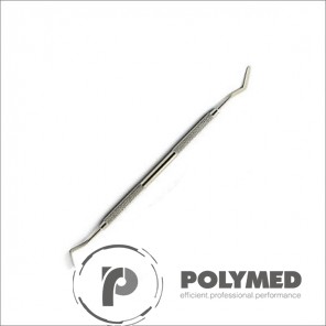 Spatula bucala inox, 2 capete
