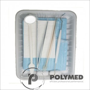 Trusa stomatologica de consultatie, sterila, tip 1, completă - Polymed