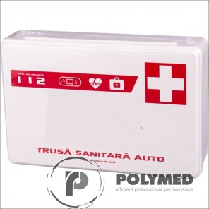 Trusa sanitara de prim-ajutor, auto, avizata MS, licenta RAR