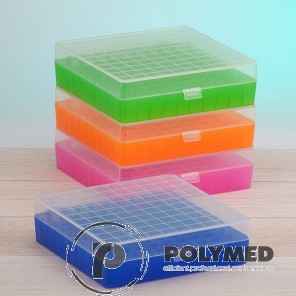 Cutii transport/depozitare tuburi Eppendorf 1,5/2ml - 50 locuri