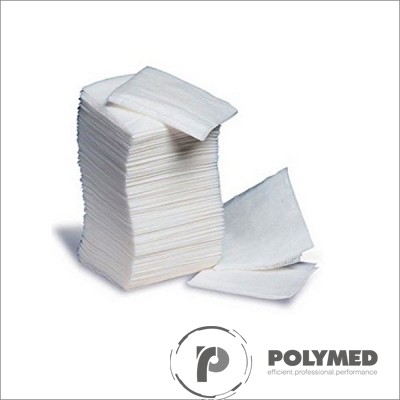 Comprese sterile, 10x10, 5 bucati, 8 straturi, 22 gr/m2 - Polymed