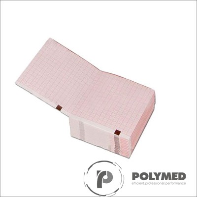 Hartie ECG in Z pentru Schiller AT-1, caroiaj rosu, 90 mm x 90 mm