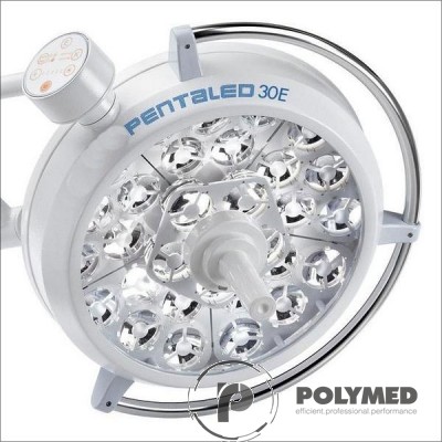 Lampa operatie Pentaled 105+30E montare pe tavan - Polymed