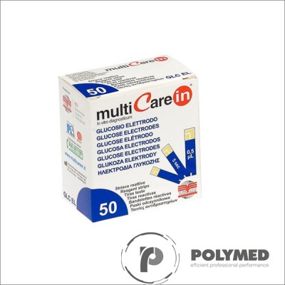 Teste glucoza pentru Multicare IN - 50 teste - Polymed