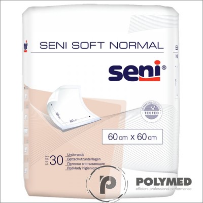 Aleze igienice Seni Soft Normal, 60x60, 30 buc. - Polymed